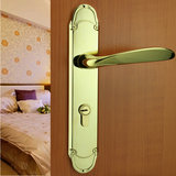 德国鸿瀛亮金色大门锁 欧式门锁 简约卧室内房门锁 美式执手锁具