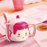 振兴带盖带勺子 可爱卡通250ml儿童杯 咖啡杯情侣水杯 (SB858A)