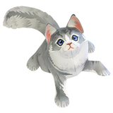 满68包邮小宠物动物缅因库恩缅因猫3D手工纸模型diy带纸质说明书