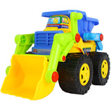 大号惯性车 玩具车可爱小汽车挖掘机挖土机模型 儿童沙滩玩具车