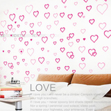 一代精雕  浪漫爱心 卧室 客厅 沙发儿童房 婚房装饰墙贴纸 贴画
