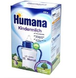 德国直邮Humana瑚玛娜有机奶粉12+（1岁以上）益生元奶粉8盒包邮