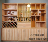 红酒展柜展示架定做各种造型木质红酒柜货架茶叶展柜
