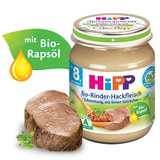 德国喜宝Hipp婴儿宝宝辅食品果汁蔬菜肉类果泥精煮牛肉猪肉混合泥