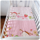 婴儿童床垫被被套 幼儿园纯棉花褥子春秋床褥6070/110120 可拆洗