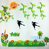 小学幼儿园黑板报DIY装饰墙贴画*教室主题墙春天来了燕子也来了