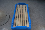 儿童床幼儿床幼儿园专用床塑料木板床叠叠床 午休护栏床简易童床