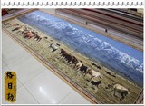 蒙古国进口纯细羊毛立体逼真挂毯壁毯客厅视听室吸音专用1.5*4米