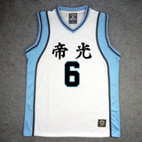 SD黑子的篮球帝光中学6号大辉青峰篮球服篮球衣背心可定做改名