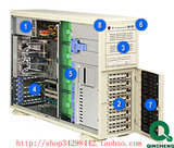 超微SC743T-645B服务器机箱 服务器主板专用塔式机箱全新行货联保