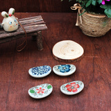 特价|日式和风 青花 手绘釉下彩餐具 陶瓷筷子架 筷架 筷枕 筷托