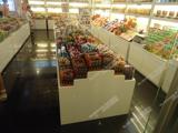 新款烤漆中岛柜零食食品货架展示架超市进口食品货架中岛柜可定做