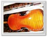 高档川料虎纹纯手工儿童成人练习考级演奏小提琴乌木配件音质明亮