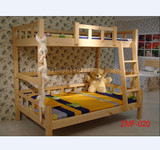 东莞100%全实木松木家具定制订做双层1.5米上下子母床 儿童带楼梯