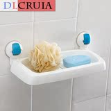 进口昌信吸盘式浴室置物架 韩国壁挂式树脂置物架卫生间 卫浴用品