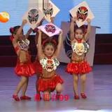 儿童京韵舞蹈服装 幼儿舞蹈《京韵》演出服装 京剧脸谱表演服道具