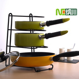 纳川厨房用具多功能置物架收纳架放锅盖的架子菜板架砧板架收纳架