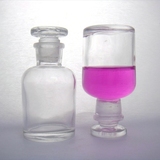 试剂瓶 透明细口瓶 密封瓶 玻璃瓶 250ml 磨砂玻璃塞