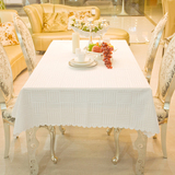 纯白色酒店餐桌桌布台布方桌布艺简约现代欧式正品茶几布会议桌布