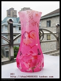 新款出口欧美 可折叠彩色塑料 PVC花瓶/便捷水袋花瓶/鱼缸A51批发