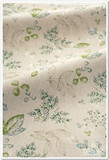菊家 布料 面料 棉麻 DIY手工沙发窗帘用麻布 补单绿色树枝