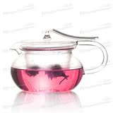 花茶壶玻璃蜡烛加热茶具过滤水果茶壶透明功夫泡茶壶 神采香草壶