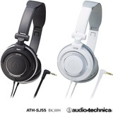 Audio Technica/铁三角 ATH-SJ55 WH DJ监听便携随身式耳机