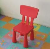 阿木童靠背椅幼儿园儿童桌椅塑料宝宝餐椅卡通凳子儿童椅子可拆装