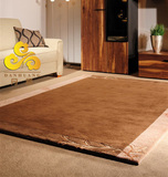 丹凰 进口纯羊毛手工地毯长方形客厅卧室茶几地毯欧美简约M-899