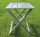 户外铝合金折叠椅子折叠凳 交叉凳沙滩椅钓鱼凳便携凳超强承重