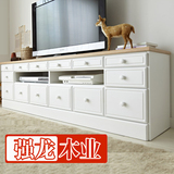 电视机柜子实木现代简约组合液晶影视柜整装中式茶几地柜客厅家具