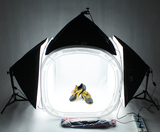 促销 凯丽美60CM柔光箱摄影棚套装 升级三灯摄影灯套装 送背景布
