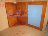 浴室挂柜PVC橡木边柜实木侧柜三角镜柜特价促销挂柜可定做