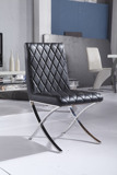 2012时尚简约餐椅不锈钢餐厅餐椅高档奢华特价餐椅环保皮餐椅