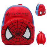 蜘蛛侠双肩小背包1--3岁可爱宝宝幼儿园儿童书包男童卡通玩具包