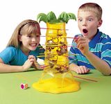 桌面游戏大号翻斗猴子往下掉亲子互动益智力玩具猴子爬树特价.65