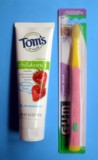 秒杀促销：美国TOM'S 儿童无氟牙膏+GUM 婴幼儿牙刷（最后6只）