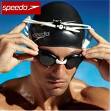 speedo 游泳眼镜防水防雾 男女专业竞速高清游泳镜大框泳镜