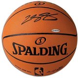 【美国直邮】NBA克里夫兰骑士队,Upper Deck詹姆斯亲笔签名篮球