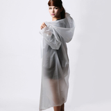 韩国eva白色透明成人雨衣雨裤套装加大码 男女情侣雨披雨具包邮