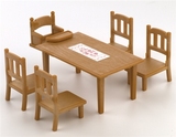 日本epoch 森林家族 玩具 sylvanian families 儿童餐台套装