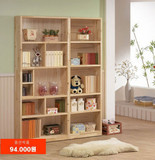 新款实木书柜储物架简易书架书桌书架组合双层床书桌衣柜空间大师