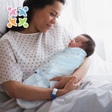 新生儿包巾抱被蜡烛包裹布初生婴儿襁褓裹被包布宝宝抱毯包被春秋