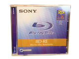 索尼蓝光BD-RE光盘  25GB sony蓝光刻录盘单片薄盒品