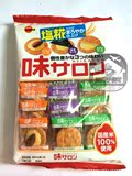 代购日本进口零食 百邦bourbon 3味米饼 芥末芝士杏仁海苔18枚