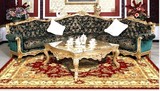 欧式 客厅 卧室 沙发茶几 皇宫奢华宫廷波斯风格地毯 仿真丝地毯