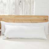 紫绮家纺 长枕芯 1.2 1.5米双人枕芯 可水洗羽丝绒 颈椎保健枕
