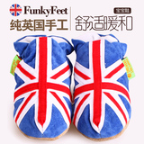 英国产Funky Feet宝宝学步鞋 幼儿软底鞋皇室手工制作婴儿鞋居家