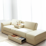 简约现代北欧田园日式大小户型客厅多功能沙发床组合带抽屉休闲