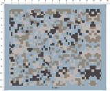 61891-9113/4  方块沙漠荒漠数码迷彩gd军事模型水贴 多色可选